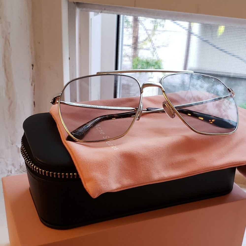 Acne anteom silver/gray sunglasses